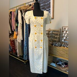 VINTAGE | Polkadot Midi Dress
